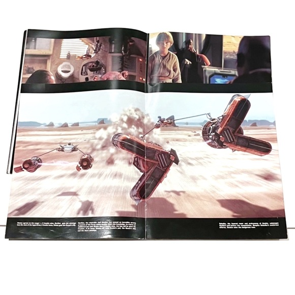 Vintage 1999 Star Wars Episode 1 Phantom Menace Lucasfilm Movie Collector Book - Picture 7 of 16